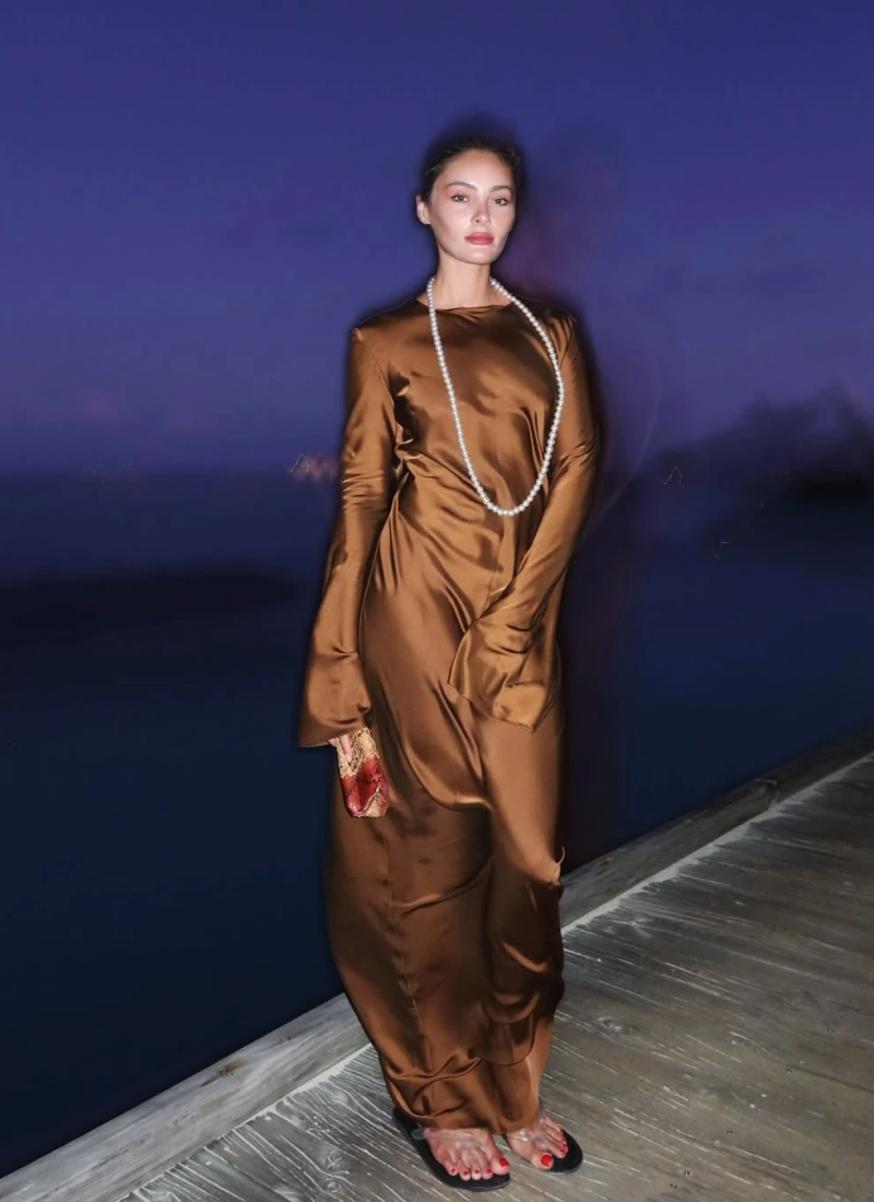 Платье Serene корица