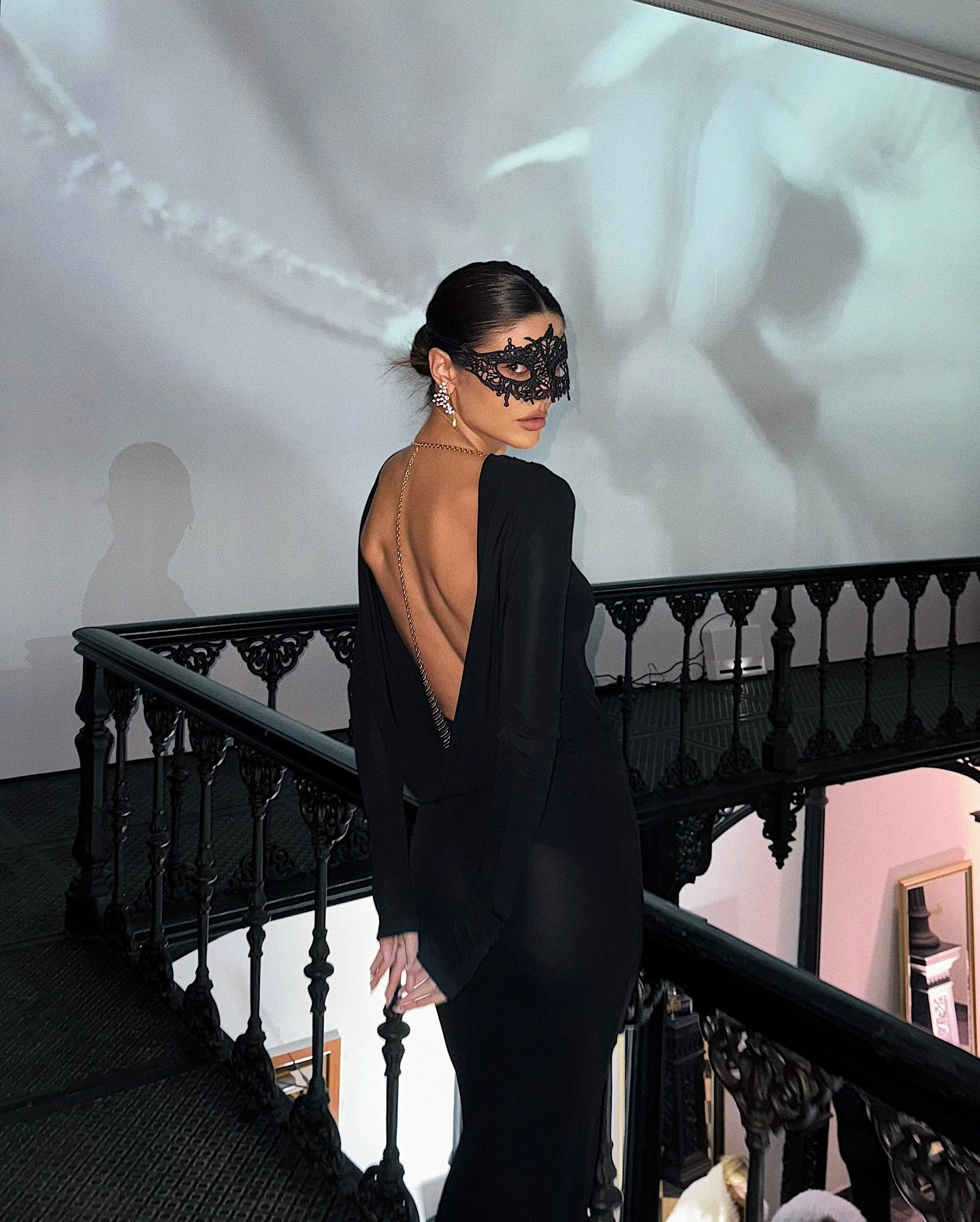 Платьe Sunset maxi черный